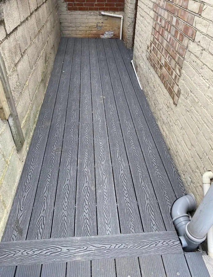 Timber decking built by KCO Landscapes — project 2
