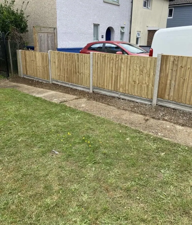 Garden fencing supplied and fitted by KCO Landscapes — project 13