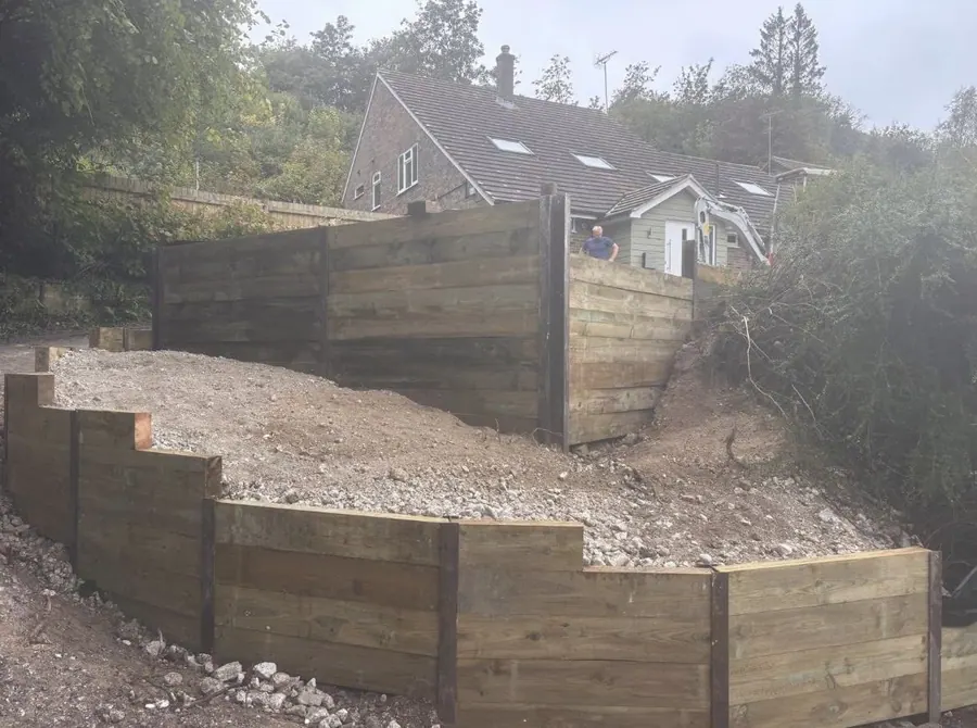 Garden fencing supplied and fitted by KCO Landscapes — project 18