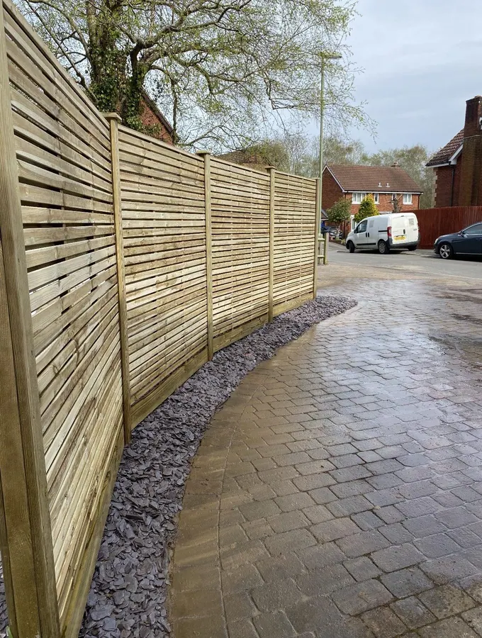 Garden fencing supplied and fitted by KCO Landscapes — project 2