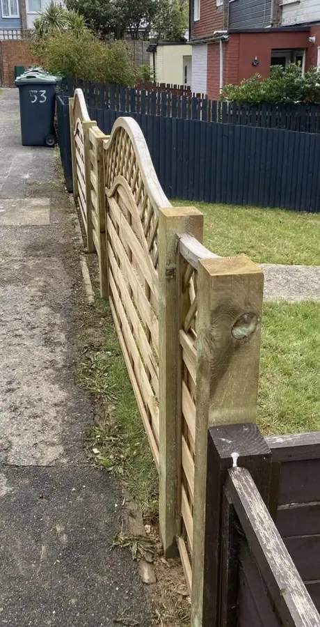 Garden fencing supplied and fitted by KCO Landscapes — project 22