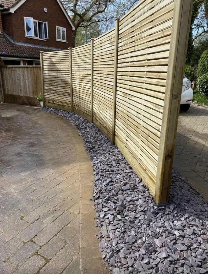 Garden fencing supplied and fitted by KCO Landscapes — project 5