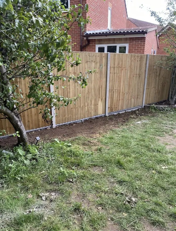 Garden fencing supplied and fitted by KCO Landscapes — project 6