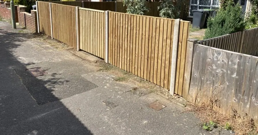 Garden fencing supplied and fitted by KCO Landscapes — project 7