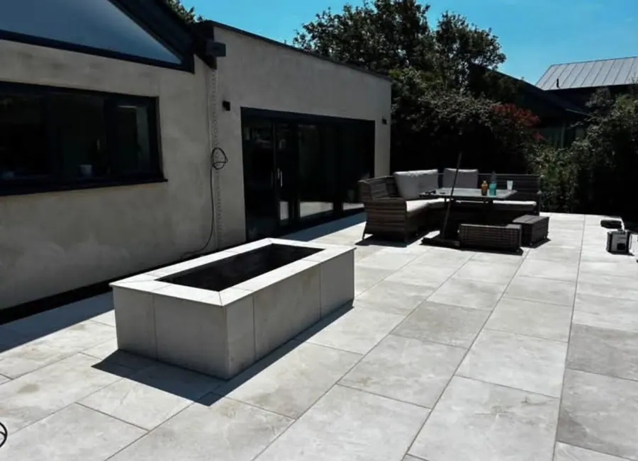 Patio and paving laid by KCO Landscapes — project 12