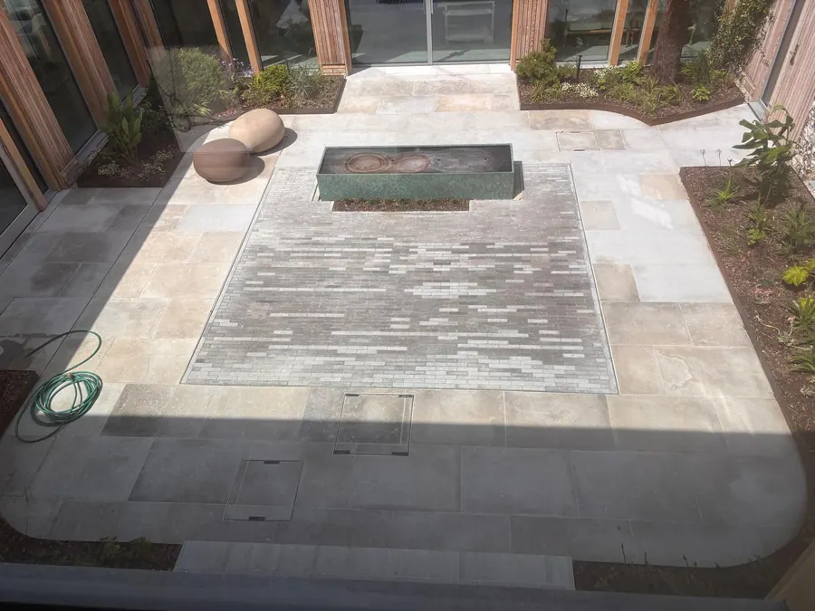 Patio and paving laid by KCO Landscapes — project 14