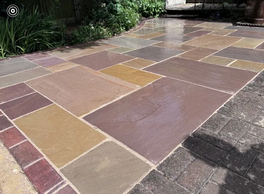Patio and paving laid by KCO Landscapes — project 19