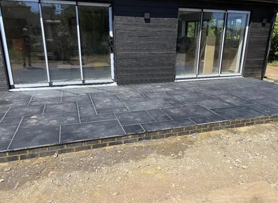 Patio and paving laid by KCO Landscapes — project 20