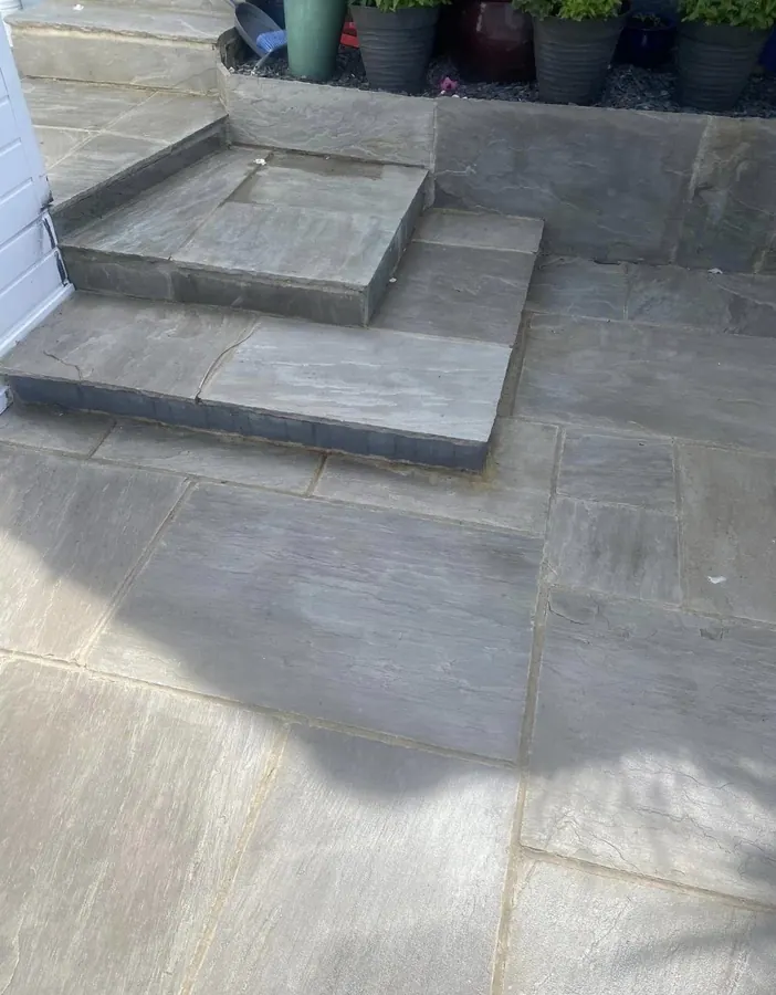 Patio and paving laid by KCO Landscapes — project 21