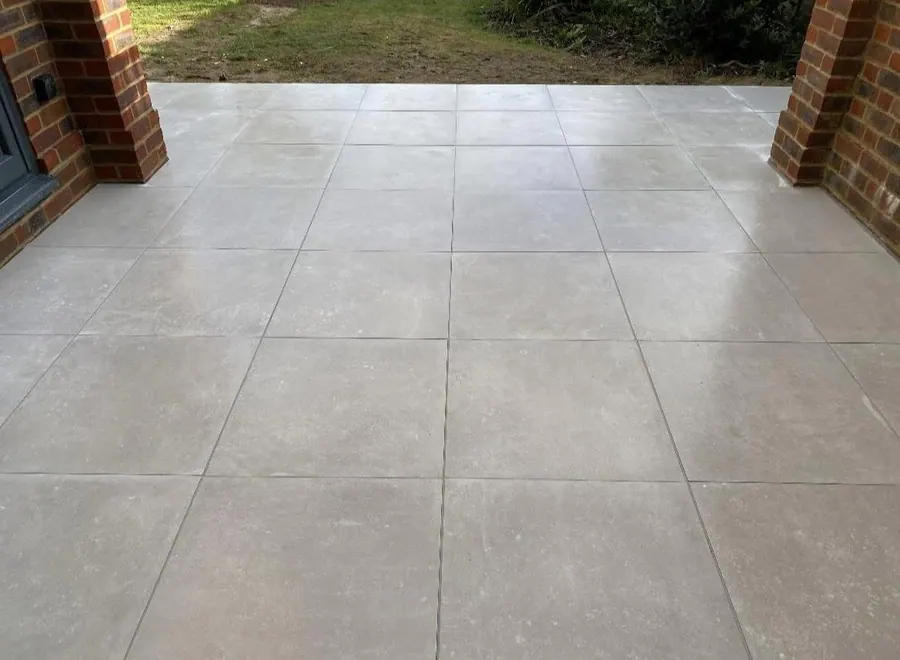 Patio and paving laid by KCO Landscapes — project 22