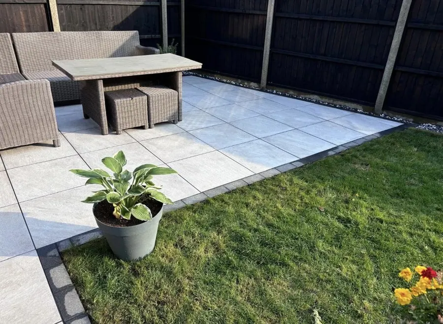 Patio and paving laid by KCO Landscapes — project 24
