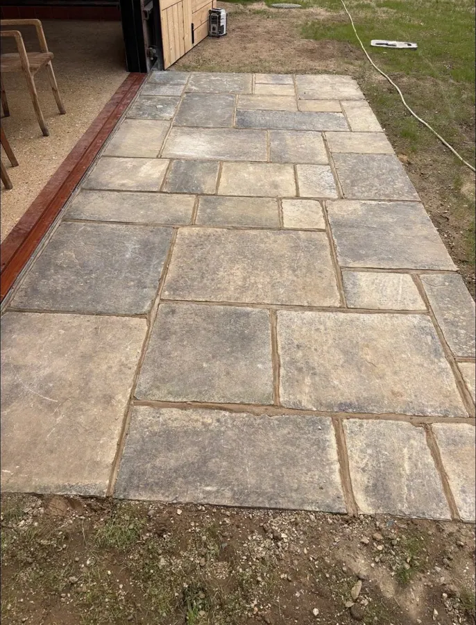 Patio and paving laid by KCO Landscapes — project 26