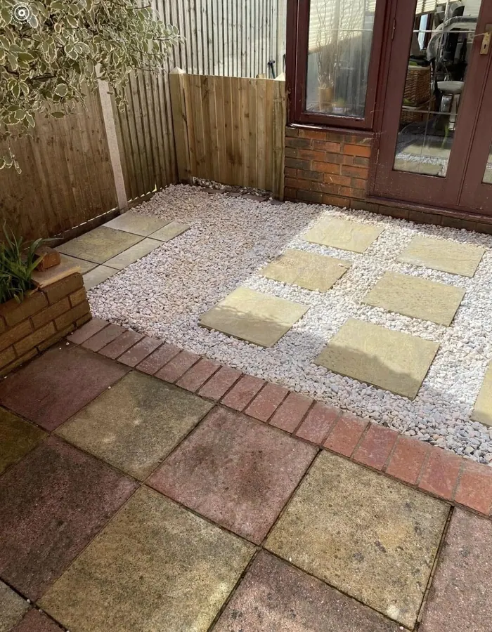 Patio and paving laid by KCO Landscapes — project 30