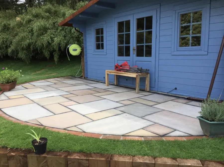 Patio and paving laid by KCO Landscapes — project 6